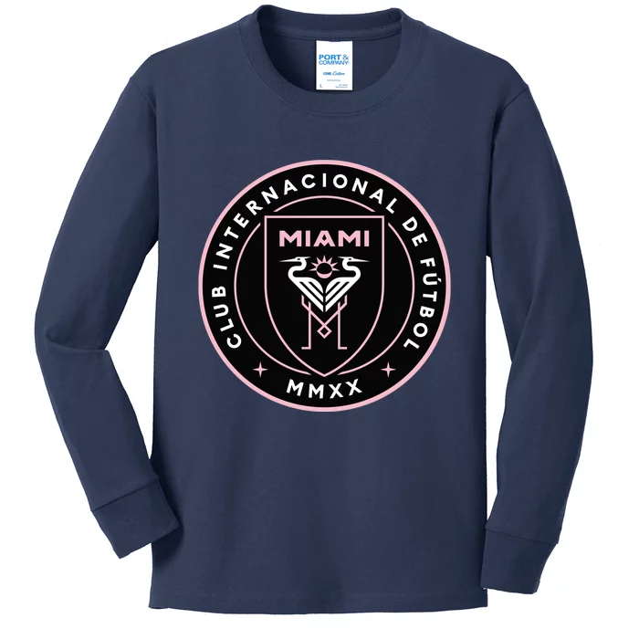 Inter Miami Cf Kids Long Sleeve Shirt