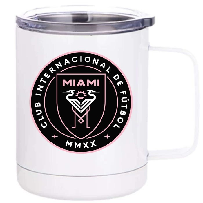 Inter Miami Cf Front & Back 12oz Stainless Steel Tumbler Cup