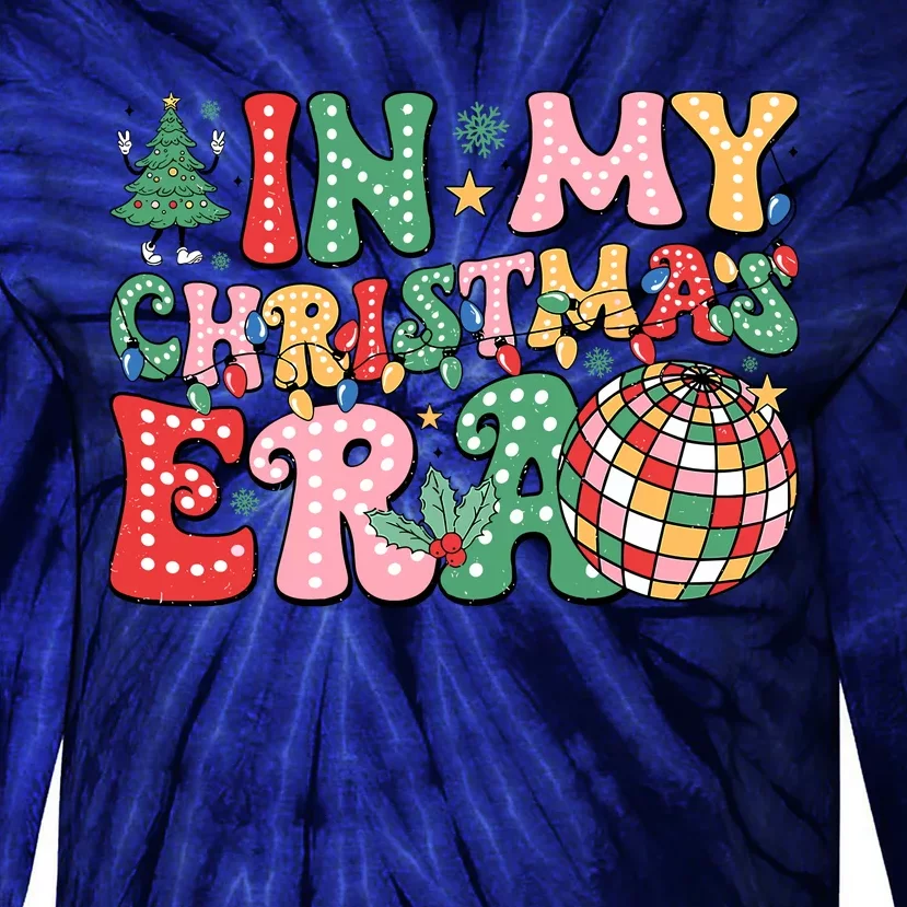 In My Christmas Era Family Matching Merry Christmas 2024 Tie-Dye Long Sleeve Shirt