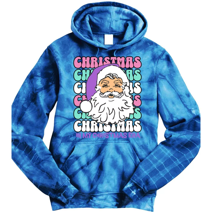 In My Christmas Era Print Gift Tie Dye Hoodie