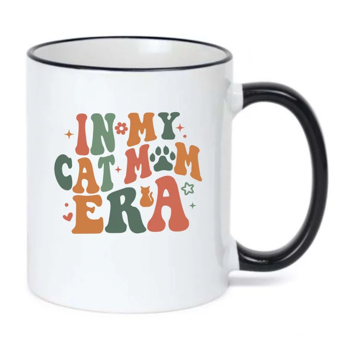 In My Cat Mom Era Cat Mom Era Black Color Changing Mug