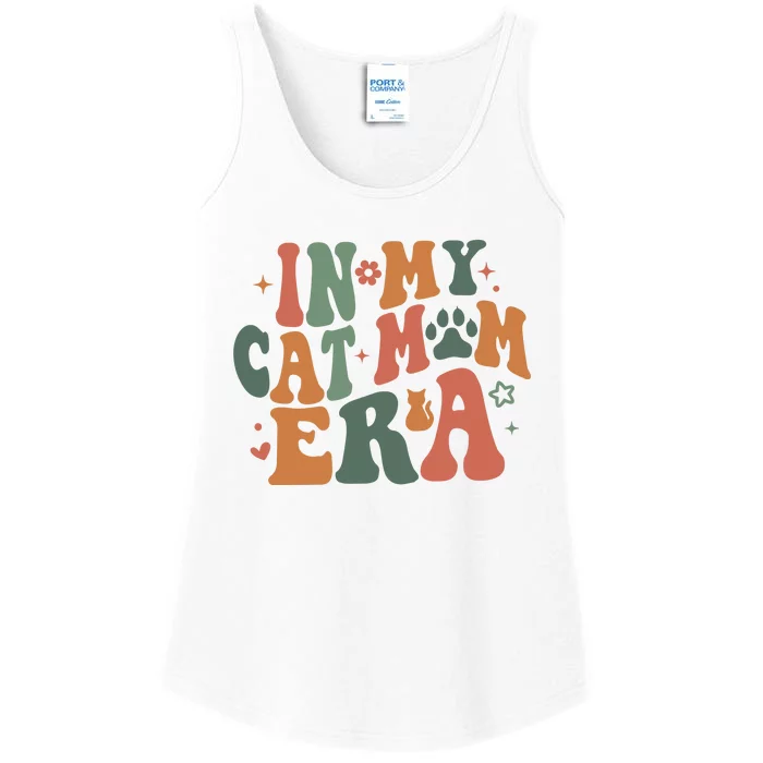 In My Cat Mom Era Cat Mom Era Ladies Essential Tank