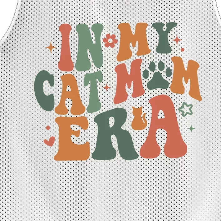 In My Cat Mom Era Cat Mom Era Mesh Reversible Basketball Jersey Tank