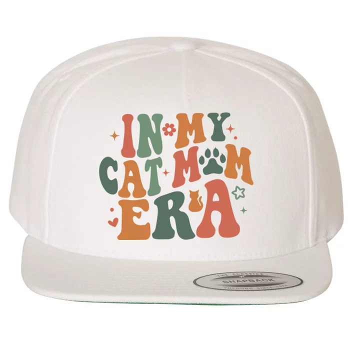 In My Cat Mom Era Cat Mom Era Wool Snapback Cap