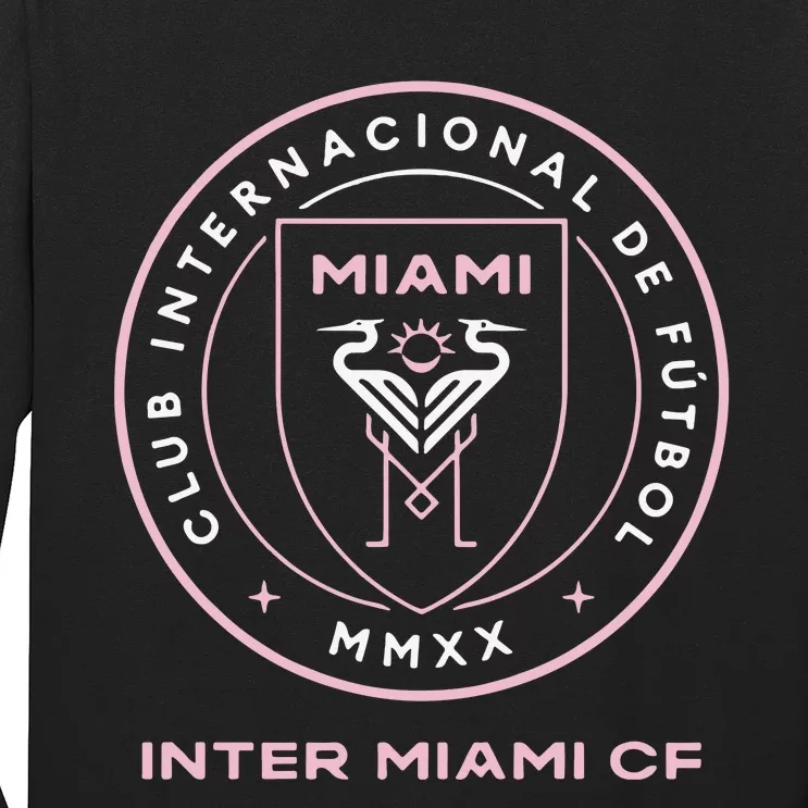 Inter Miami Cf Primary Logo Long Sleeve Shirt