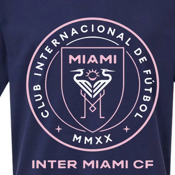 Inter Miami Cf Primary Logo Sueded Cloud Jersey T-Shirt