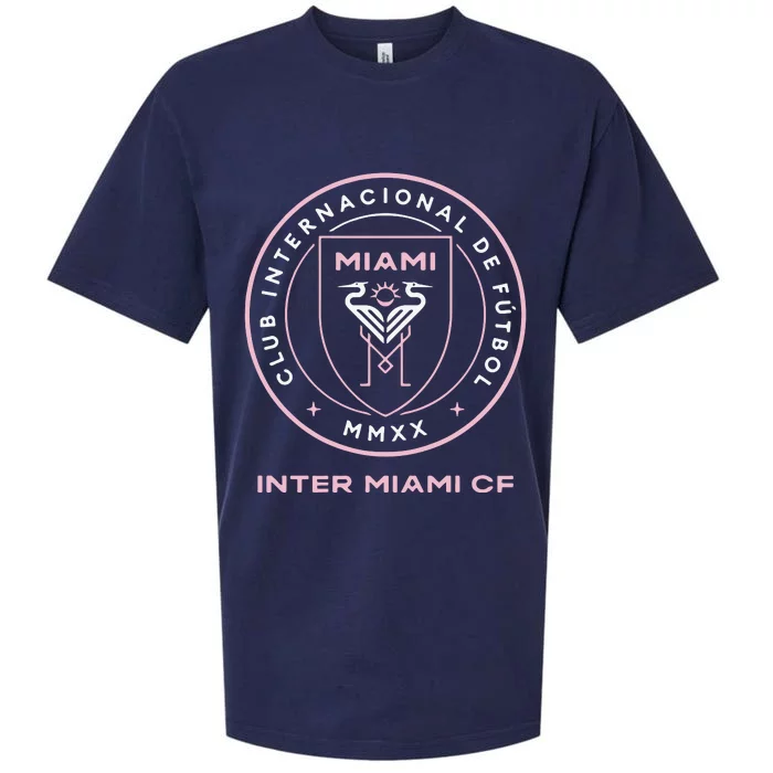 Inter Miami Cf Primary Logo Sueded Cloud Jersey T-Shirt