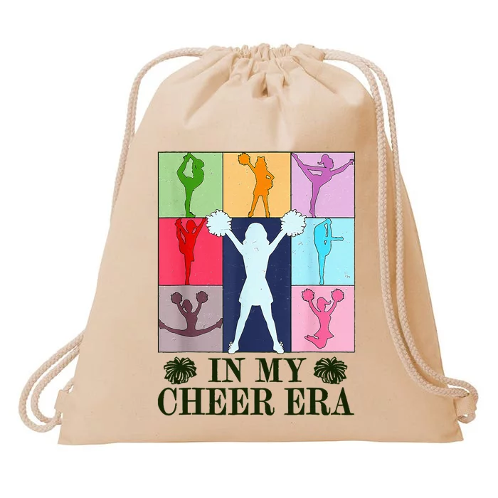 In My Cheer Era Cheer Leader Cheering Leadering Drawstring Bag