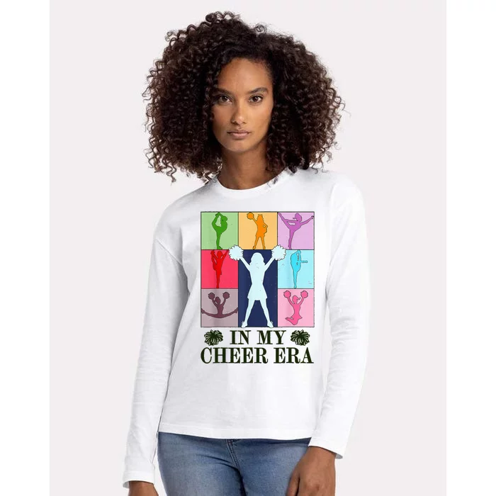 In My Cheer Era Cheer Leader Cheering Leadering Womens Cotton Relaxed Long Sleeve T-Shirt