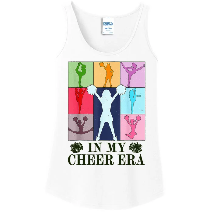 In My Cheer Era Cheer Leader Cheering Leadering Ladies Essential Tank