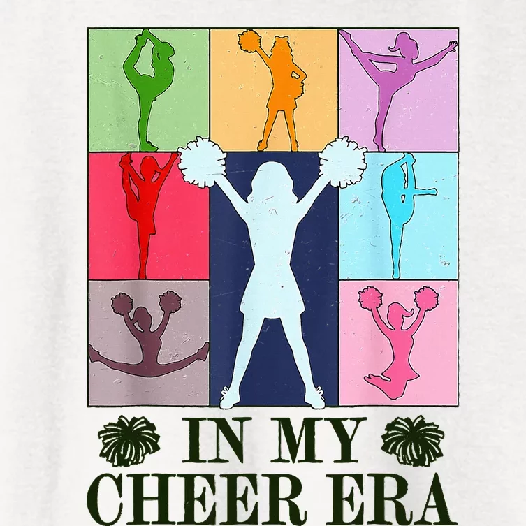 In My Cheer Era Cheer Leader Cheering Leadering Women's Crop Top Tee