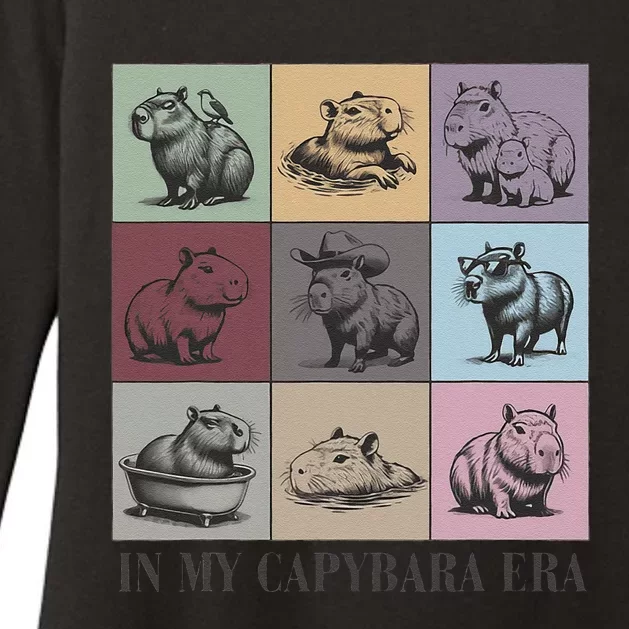 In My Capybara Era Capybara Lover Gift Womens CVC Long Sleeve Shirt