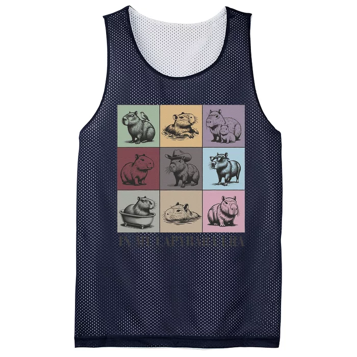 In My Capybara Era Capybara Lover Gift Mesh Reversible Basketball Jersey Tank