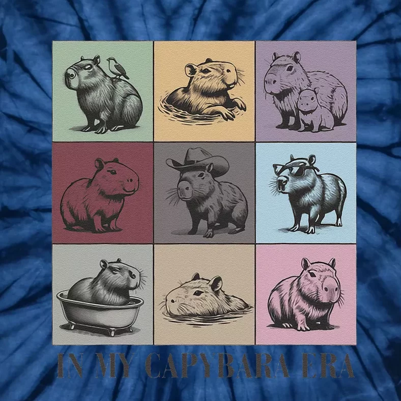 In My Capybara Era Capybara Lover Gift Tie-Dye T-Shirt