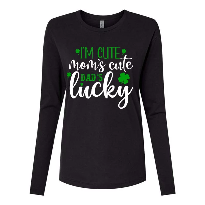 I M Cute Mom S Cute Womens Cotton Relaxed Long Sleeve T-Shirt