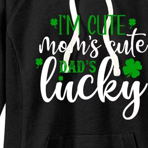 I M Cute Mom S Cute Women's Fleece Hoodie