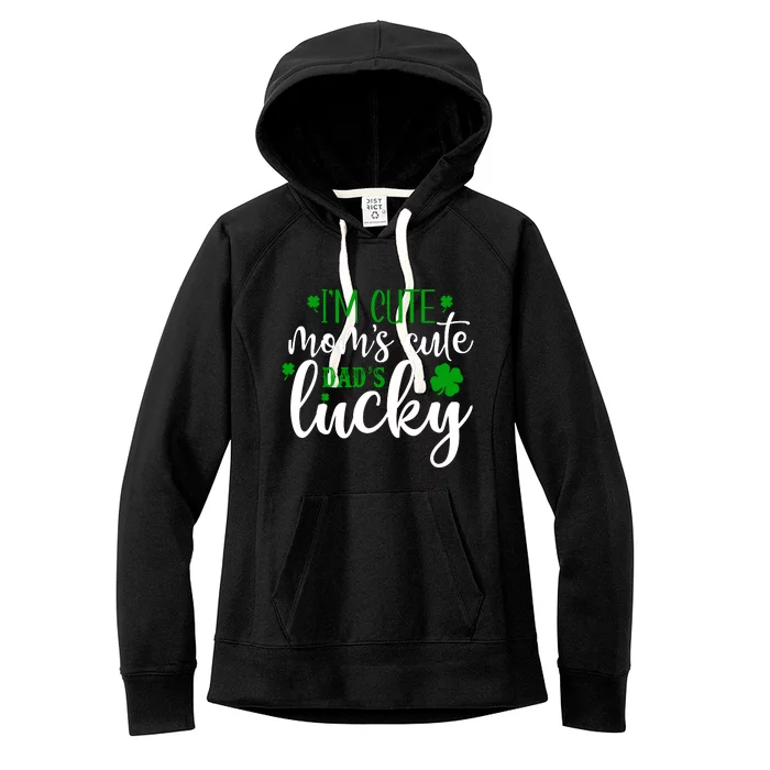 I M Cute Mom S Cute Women's Fleece Hoodie