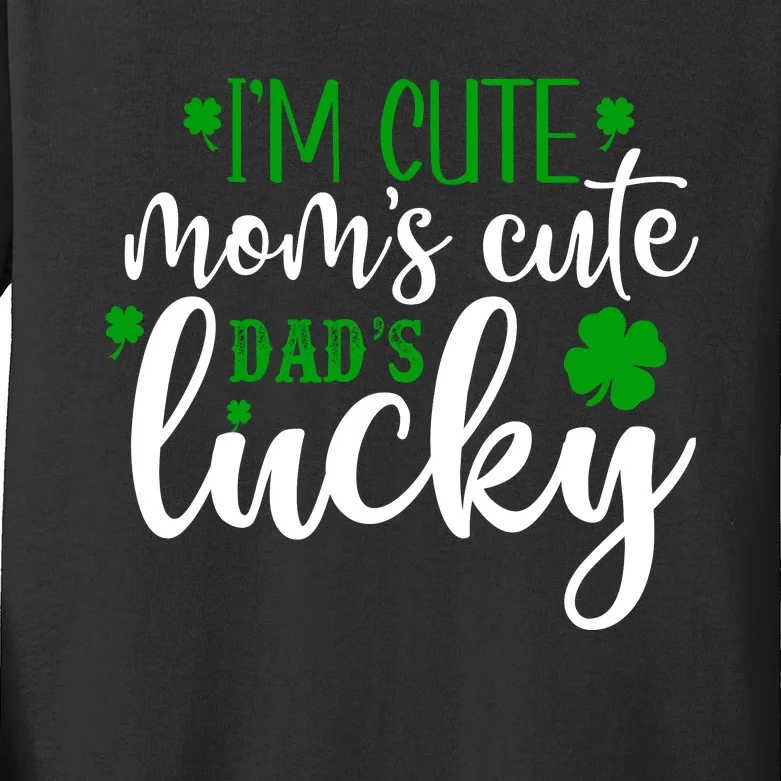 I M Cute Mom S Cute Kids Long Sleeve Shirt