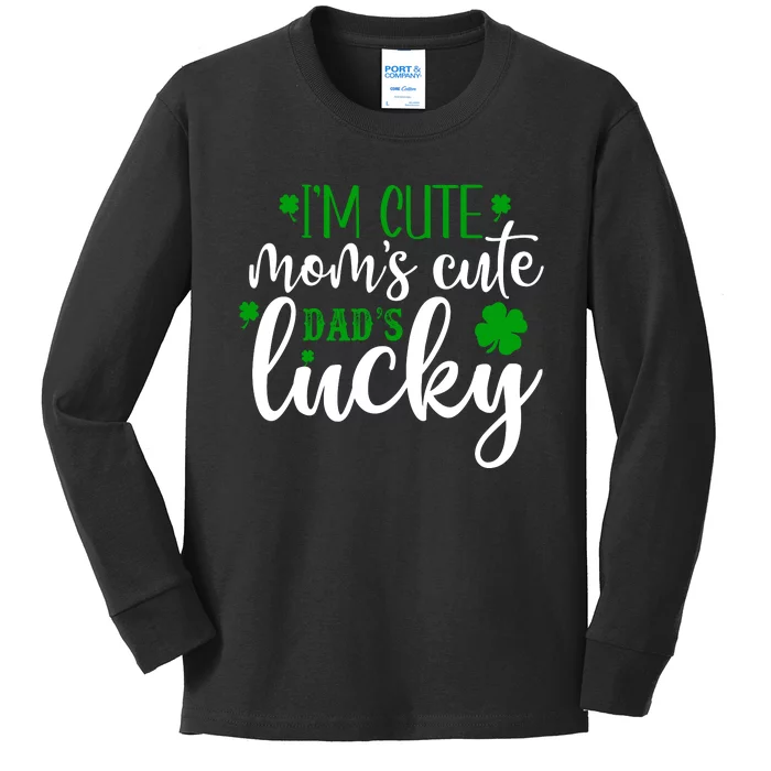 I M Cute Mom S Cute Kids Long Sleeve Shirt