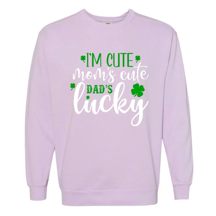 I M Cute Mom S Cute Garment-Dyed Sweatshirt