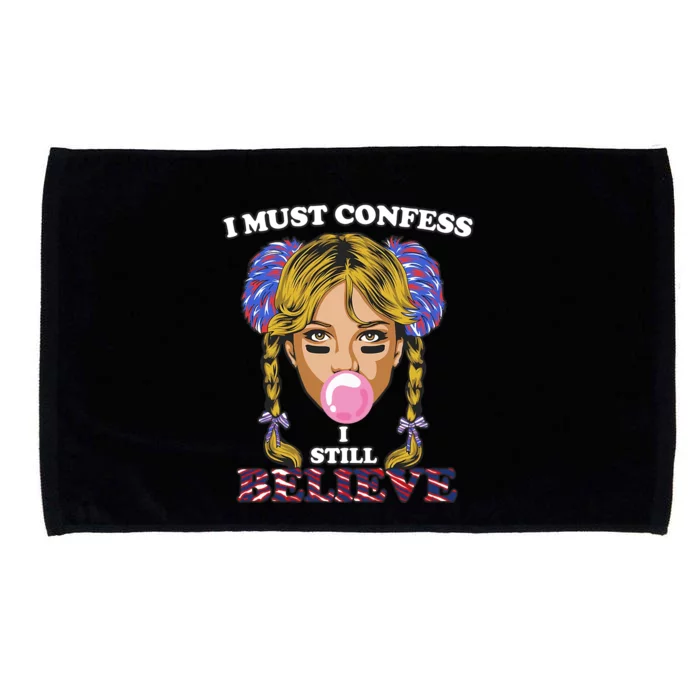 I Must Confess I Still Believe Buffalo Microfiber Hand Towel