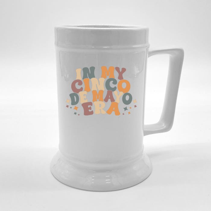 In My Cinco De Mayo Era Funny Cinco De Mayo Front & Back Beer Stein