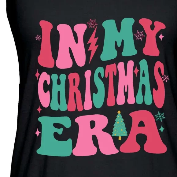 In My Christmas Era My Merry Era Funny Christmas Season Ladies Essential Flowy Tank