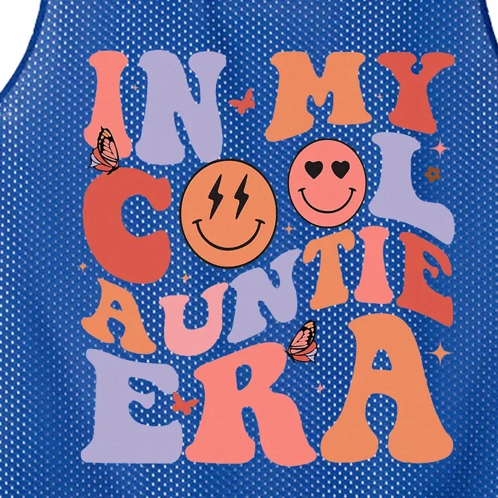 In My Cool Auntie Era Cool Mom Cool Aunts Club Retro Groovy Mesh Reversible Basketball Jersey Tank