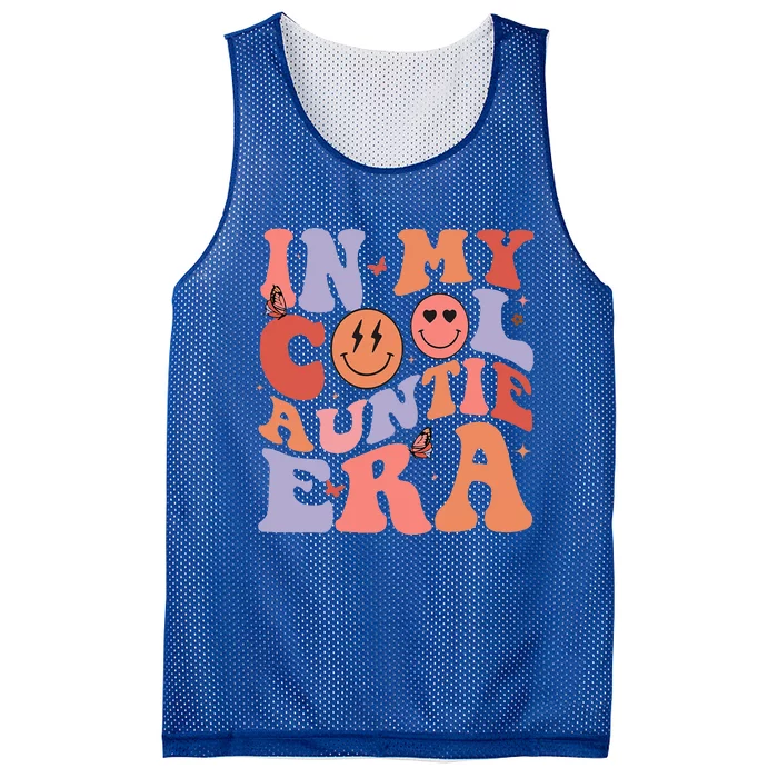 In My Cool Auntie Era Cool Mom Cool Aunts Club Retro Groovy Mesh Reversible Basketball Jersey Tank