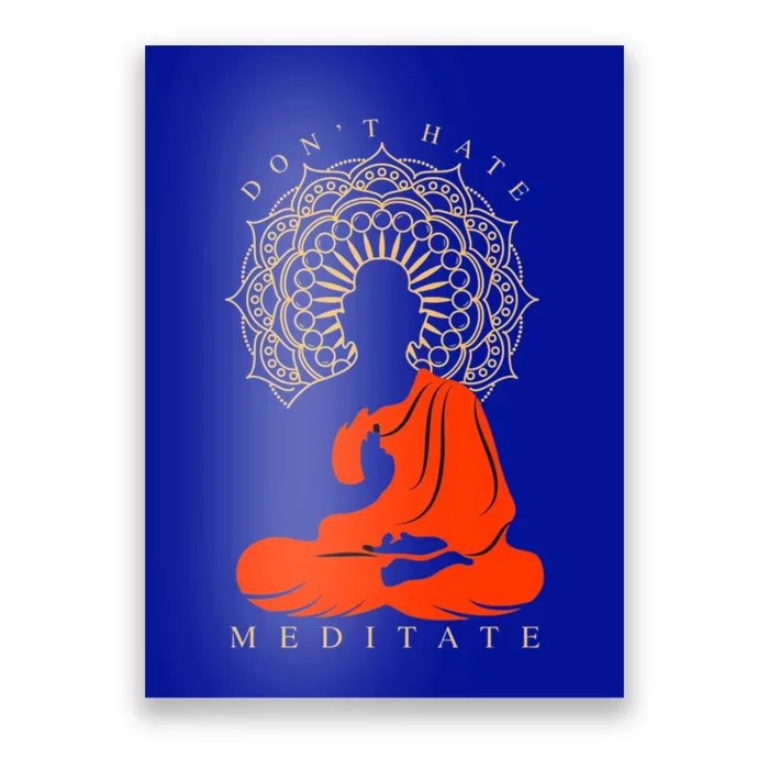 I Meditate Cute Gift Poster