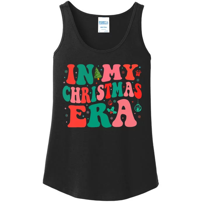 In My Christmas Era Family Matching Merry Christmas 2024 Ladies Essential Tank