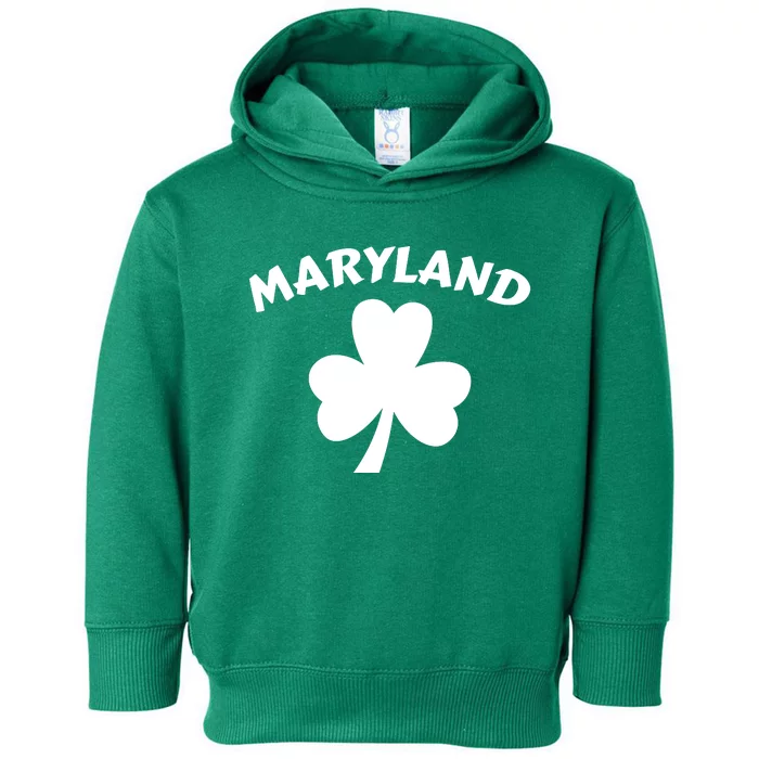 Irish Maryland Clover Toddler Hoodie