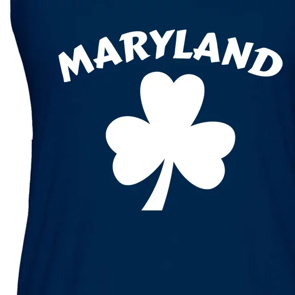 Irish Maryland Clover Ladies Essential Flowy Tank