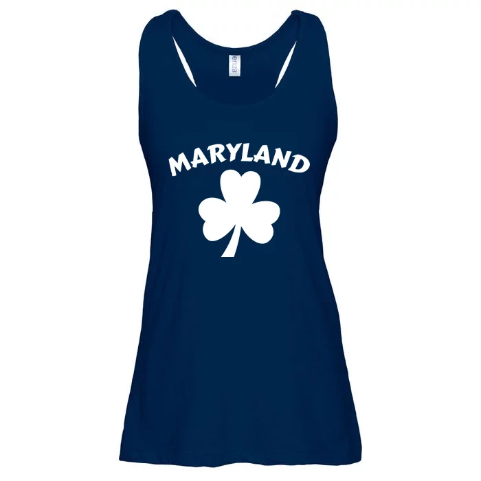 Irish Maryland Clover Ladies Essential Flowy Tank