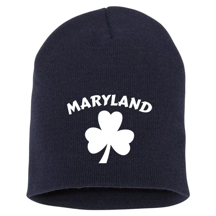 Irish Maryland Clover Short Acrylic Beanie