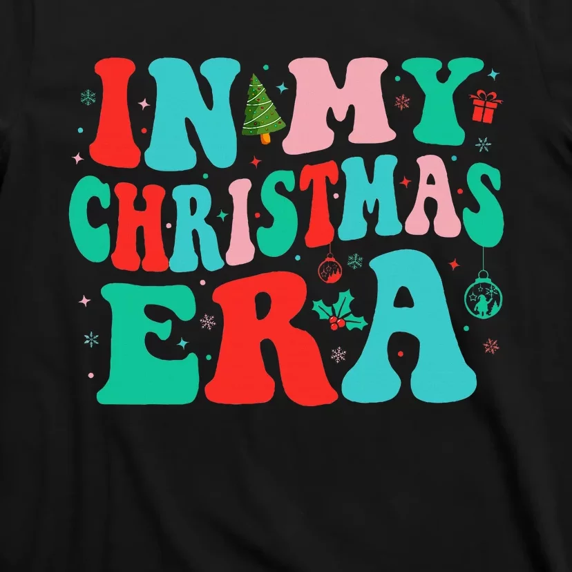 In My Christmas Era Cute Groovy Christmas Holiday T-Shirt