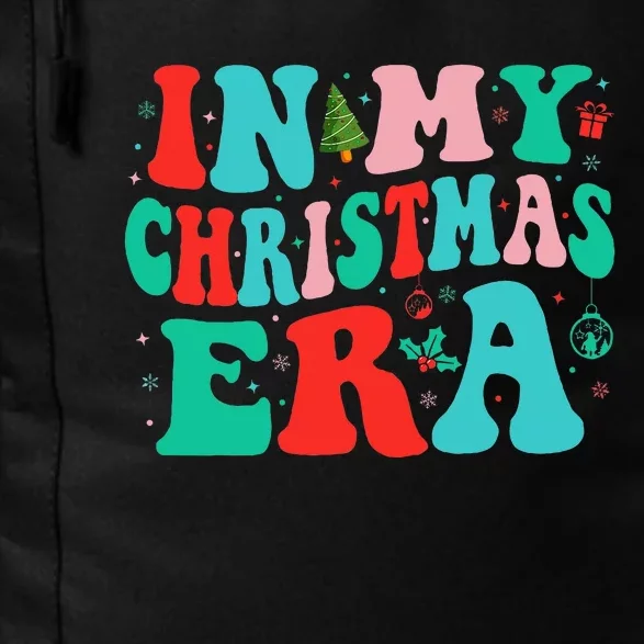 In My Christmas Era Cute Groovy Christmas Holiday Daily Commute Backpack