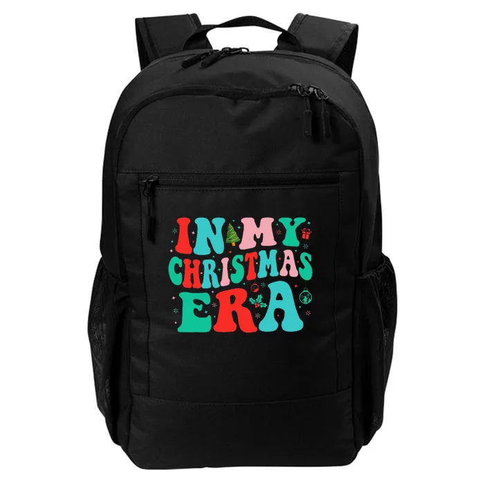 In My Christmas Era Cute Groovy Christmas Holiday Daily Commute Backpack