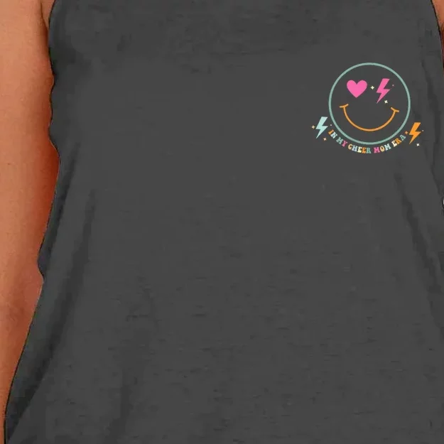 In My Cheer Mom Era Gifts Women's Knotted Racerback Tank