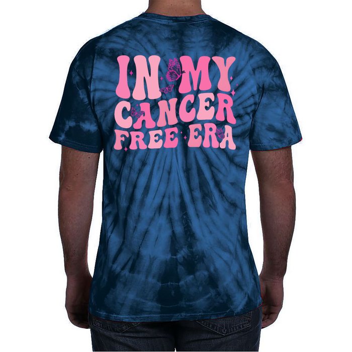 In My Cancer Free Era Breast Cancer Awareness Front & Back Tie-Dye T-Shirt