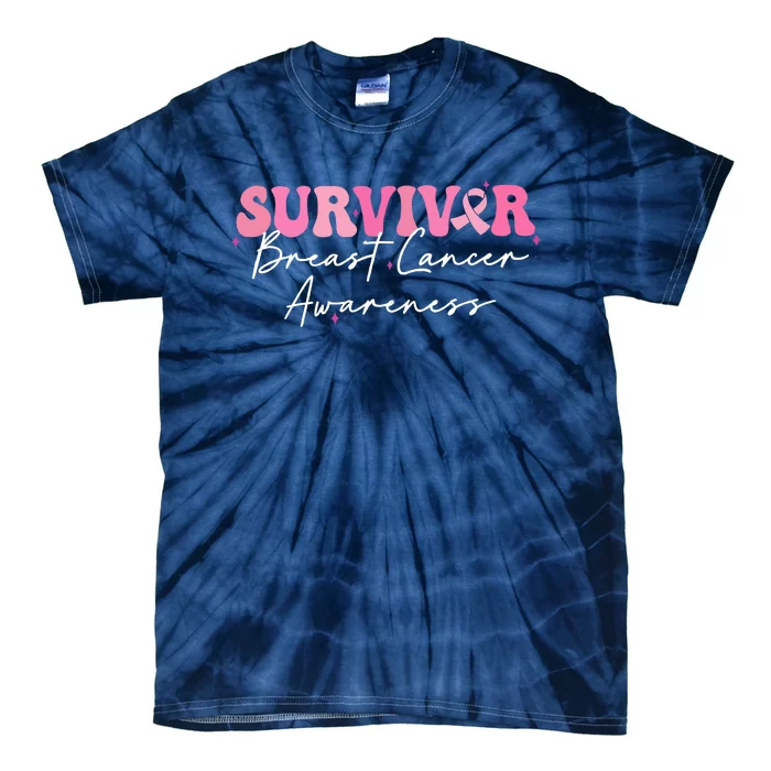 In My Cancer Free Era Breast Cancer Awareness Front & Back Tie-Dye T-Shirt