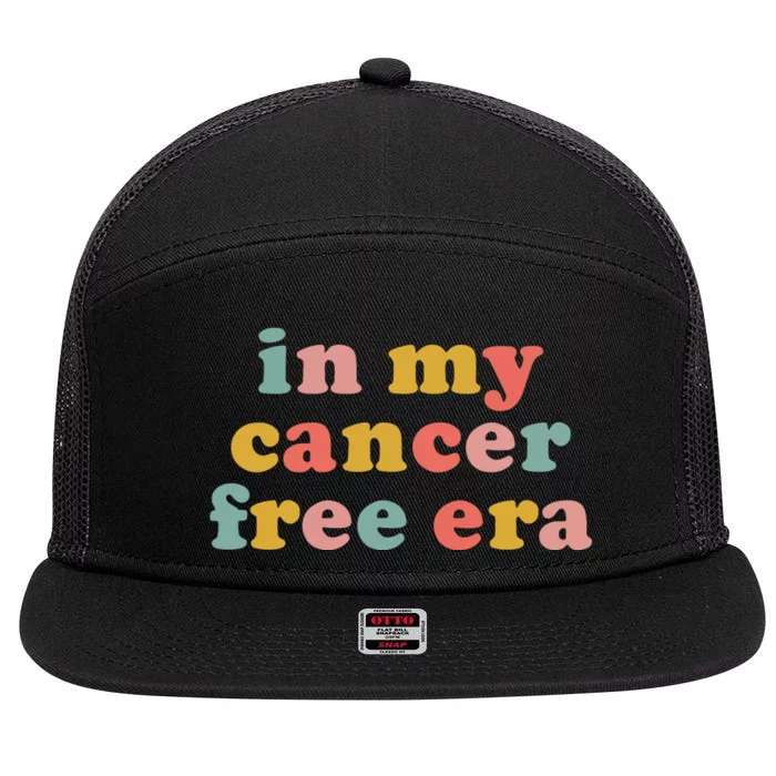 In My Cancer Free Era 7 Panel Mesh Trucker Snapback Hat