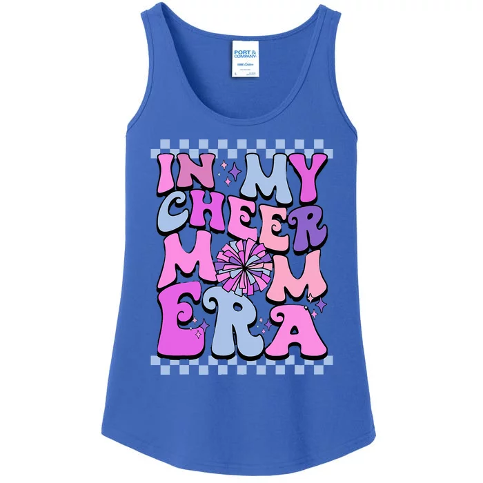 In My Cheer Mom Era Trendy Cheerleading Football Mom Life Ladies Essential Tank