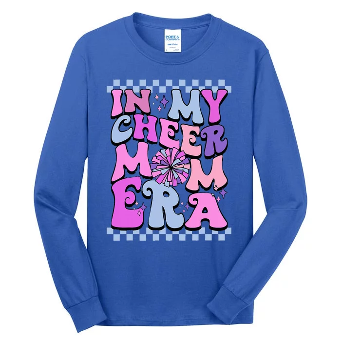 In My Cheer Mom Era Trendy Cheerleading Football Mom Life Tall Long Sleeve T-Shirt