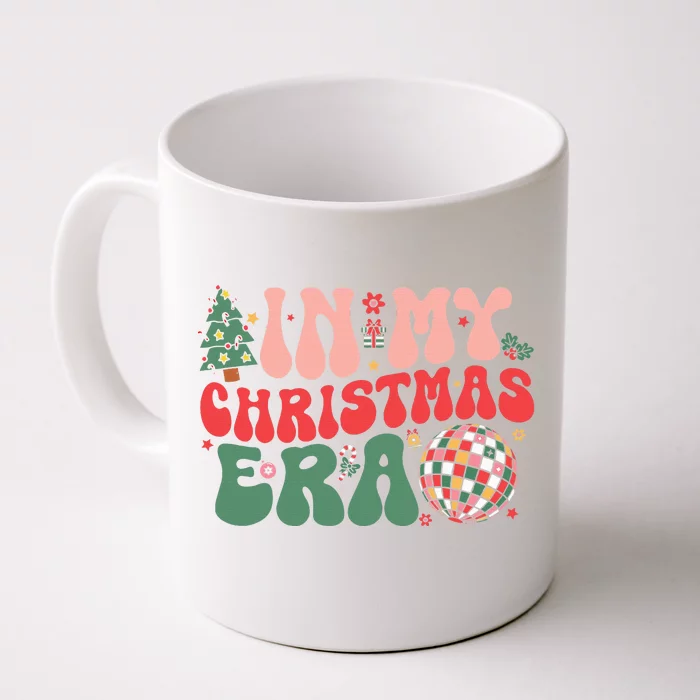 In My Christmas Era Groovy Retro Front & Back Coffee Mug