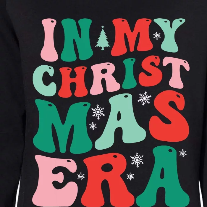 In My Christmas Era Groovy Xmas Womens California Wash Sweatshirt