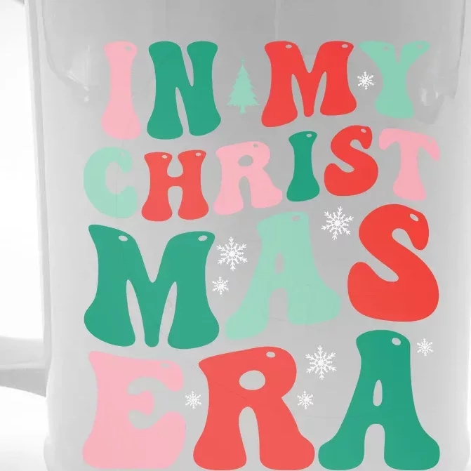 In My Christmas Era Groovy Xmas Front & Back Beer Stein