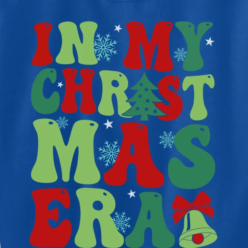 In My Christmas Era Xmas Party Season Pjm Cool Gift Kids Sweatshirt