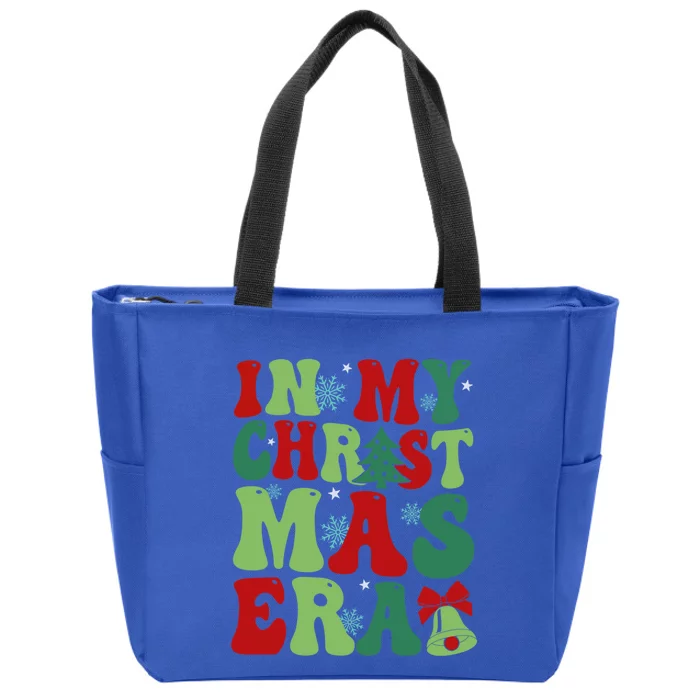 In My Christmas Era Xmas Party Season Pjm Cool Gift Zip Tote Bag