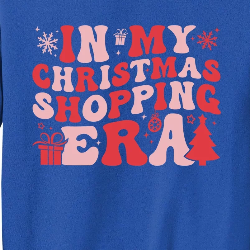 In My Christmas Shopping Era Retro Merry Christmas Holiday Gift Sweatshirt